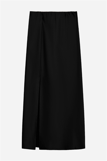 GRUNT Diemen Satin Skirt - Black